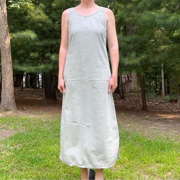 90s Green Maxi Tank Dress - Picture 8 of 13